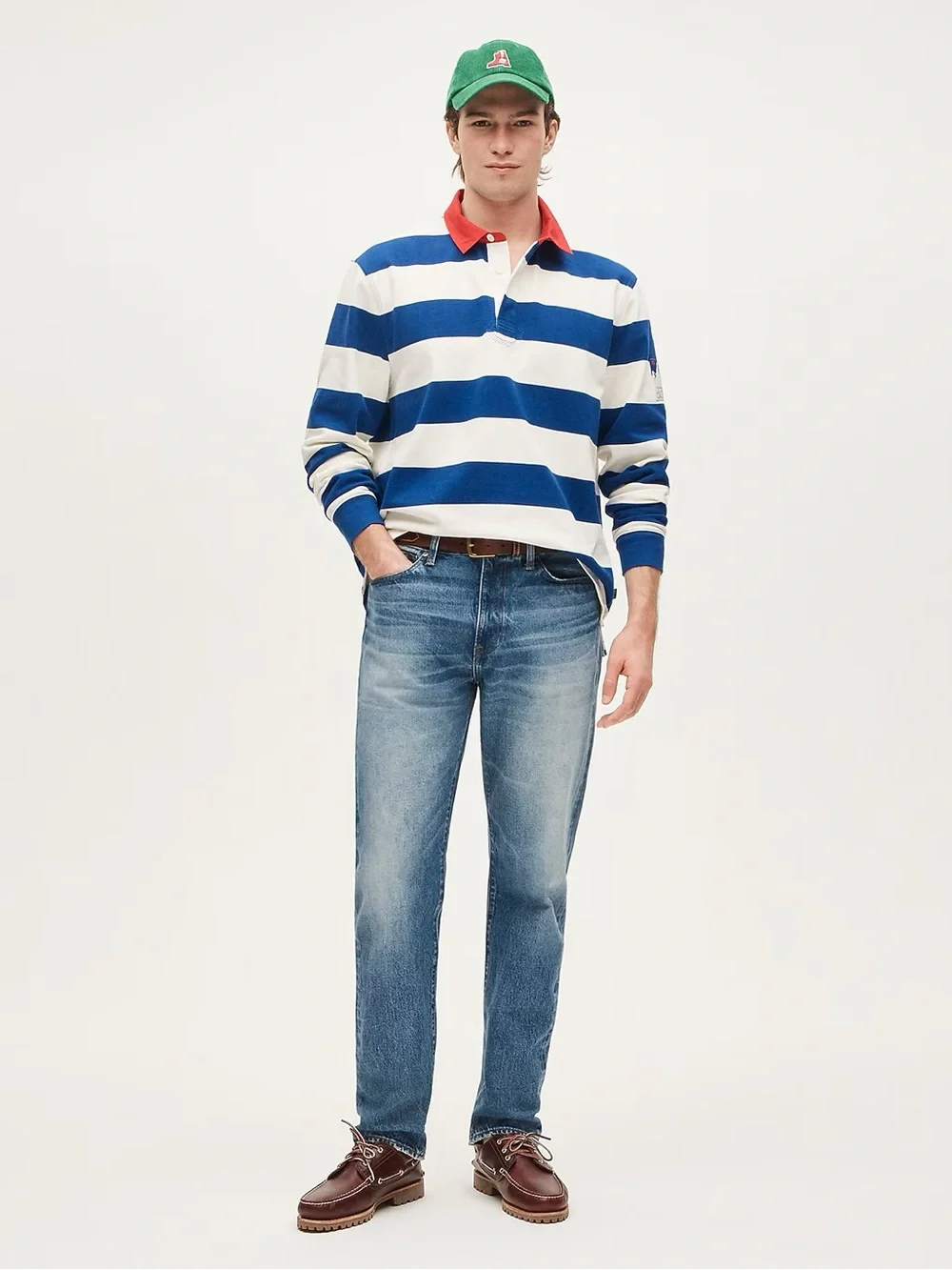 J. CREW U.S. Ski & Snowboard by J.Crew rugby shirt in stripe Size L $128 CQ461